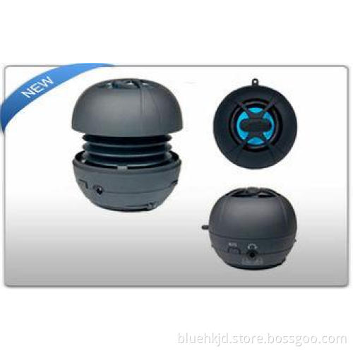 Mono Black USB Mini Speakers For Laptop , Portable 2 Channe